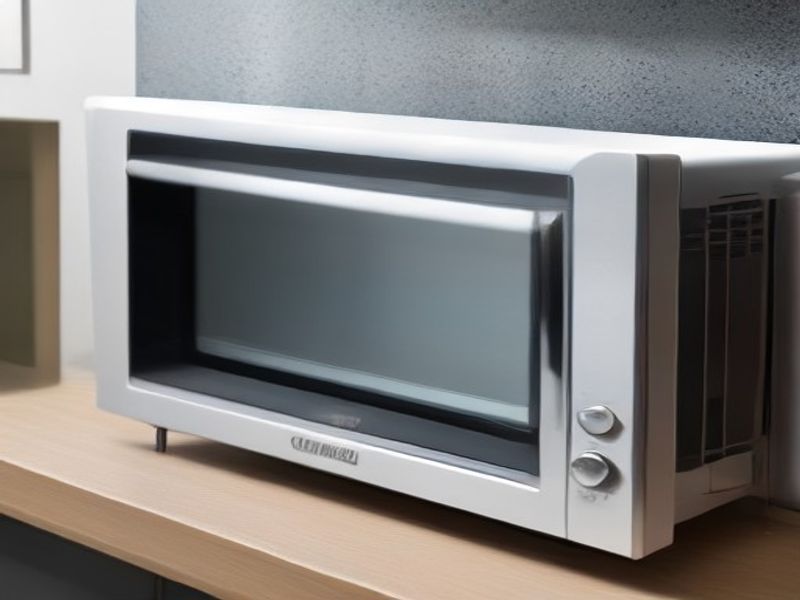Microwave Oven Service technician at work